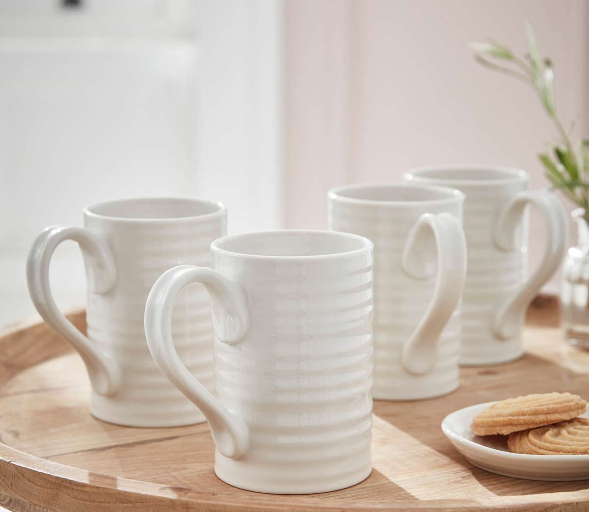 Sophie Conran   White Tall Mug Set of 4 image number null